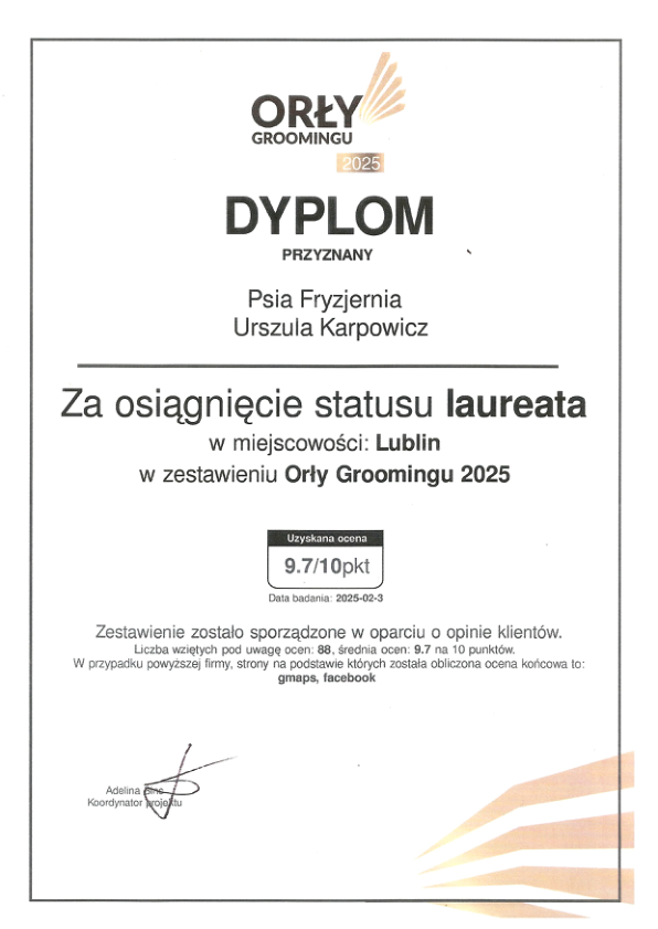 Orły Groomingu 2025